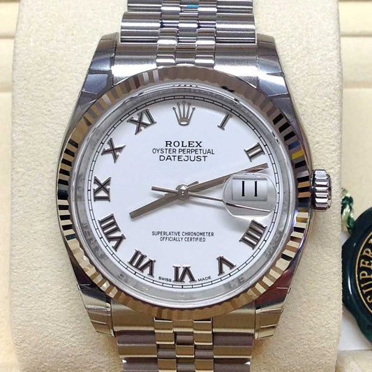 Rolex Datejust 41 – Quadrante Bianco Numeri Romani – Jubilee – Replica