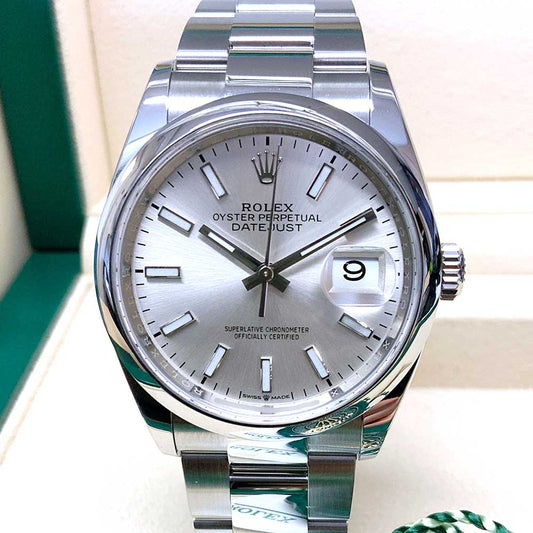 Rolex Datejust 41 Replica – Quadrante Silver, Lunetta Liscia, Bracciale Oyster