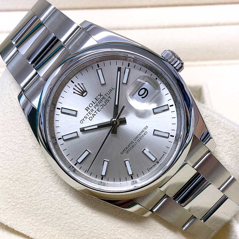 Rolex Datejust 41 Replica – Quadrante Silver, Lunetta Liscia, Bracciale Oyster
