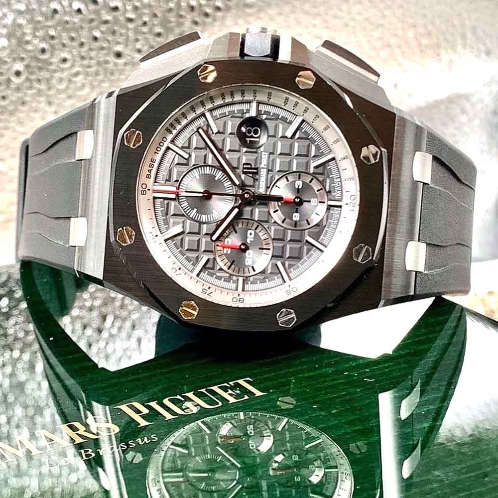 Audemars Piguet Royal Oak Offshore Chronograph – Grey Dial – Rubber Strap – Replica
