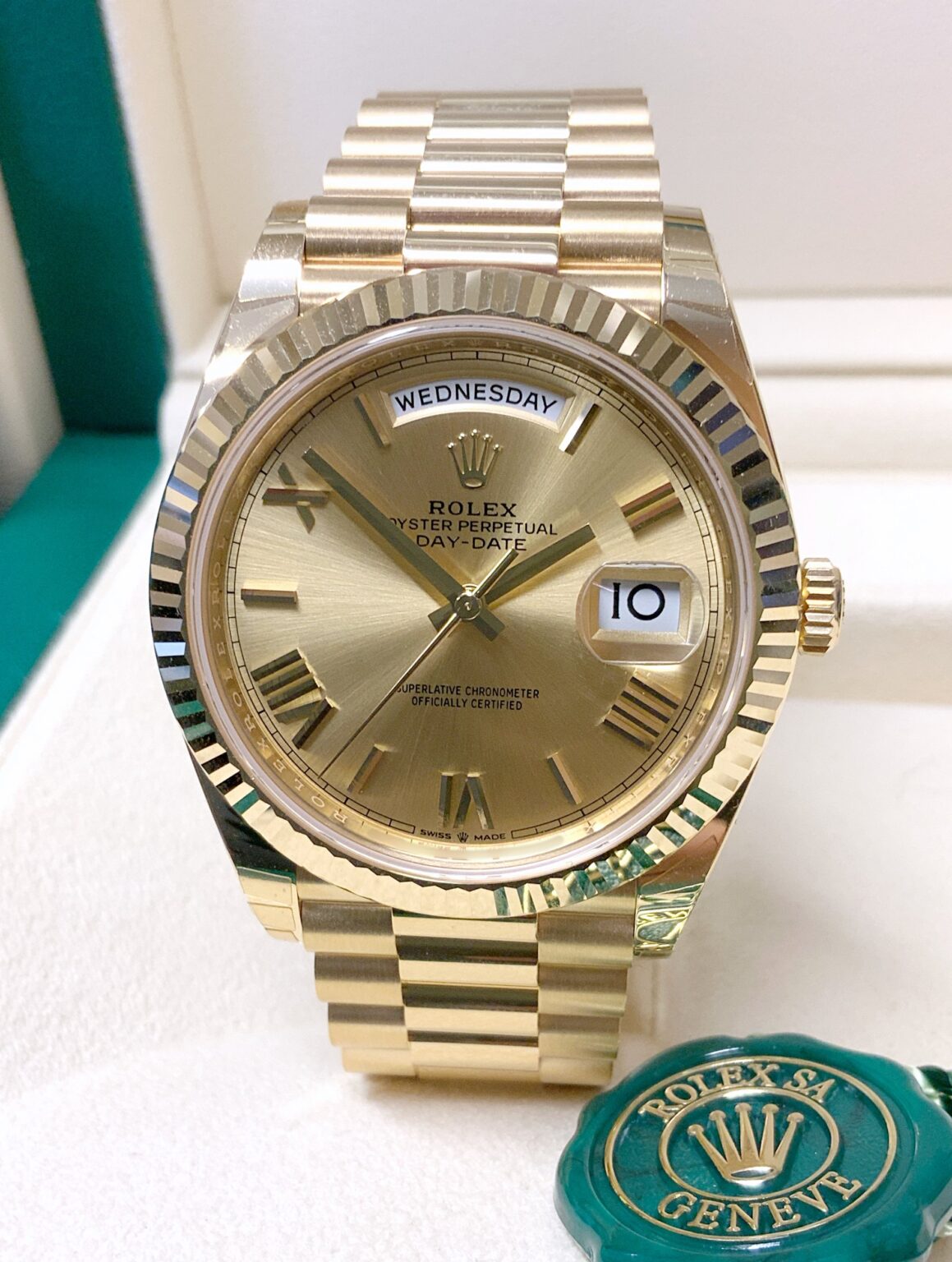 Rolex Day-Date 40 Oro Giallo Quadrante Champagne | Replica