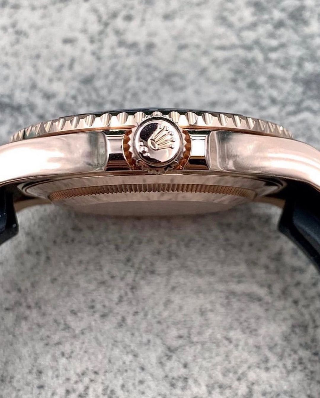 Rolex Yacht-Master Oyster Perpetual Automatico Oro Rosa con Cinturino in Gomma