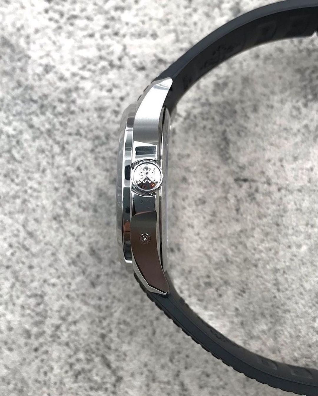 Patek Philippe Aquanaut Travel Time Nero con Cinturino in Gomma | Replica