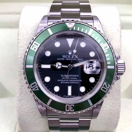 Rolex Submariner Date Replica – Quadrante Nero, Lunetta Verde, Acciaio Oyster