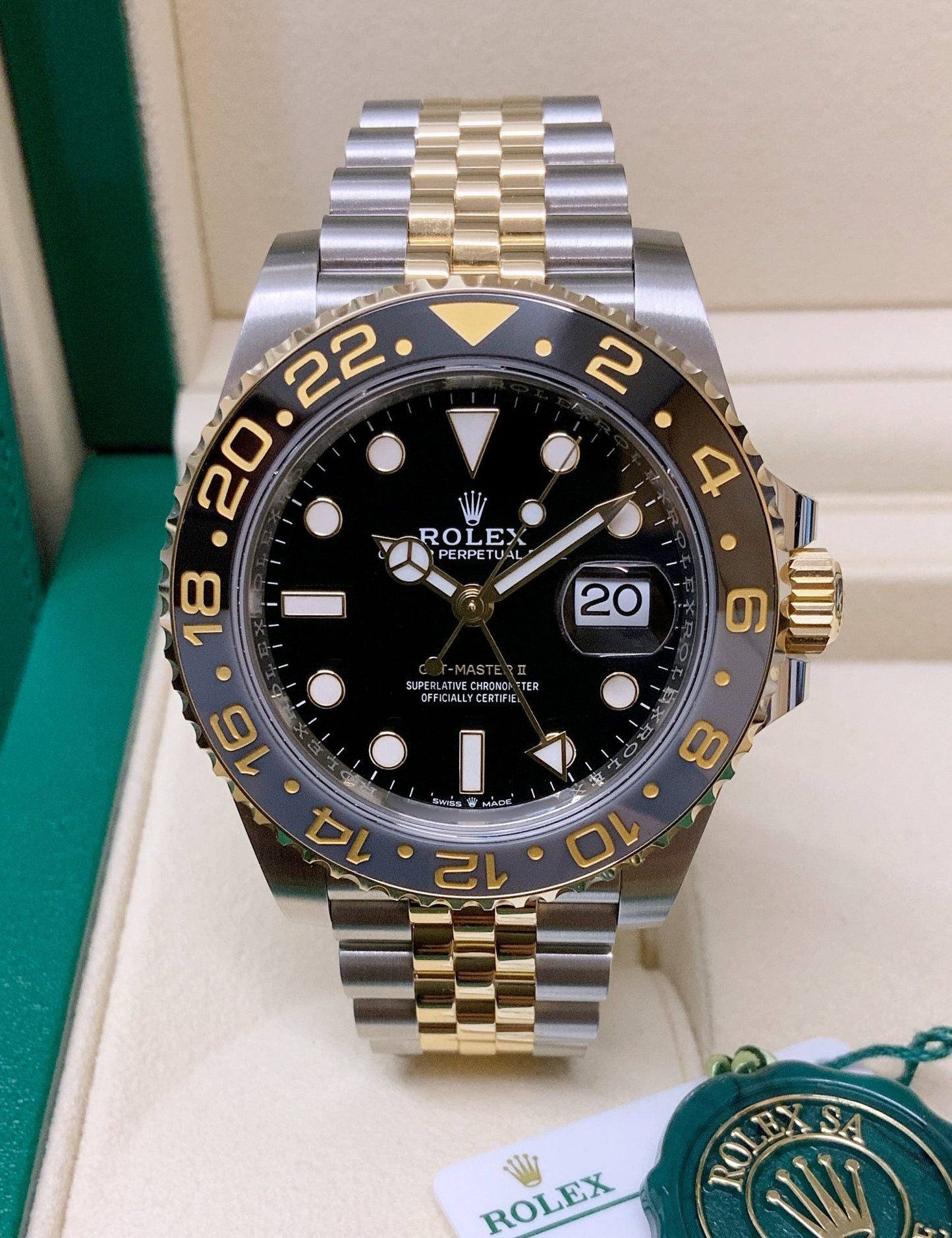 Rolex GMT-Master II Root Beer Acciaio Oro Jubilee – Replica