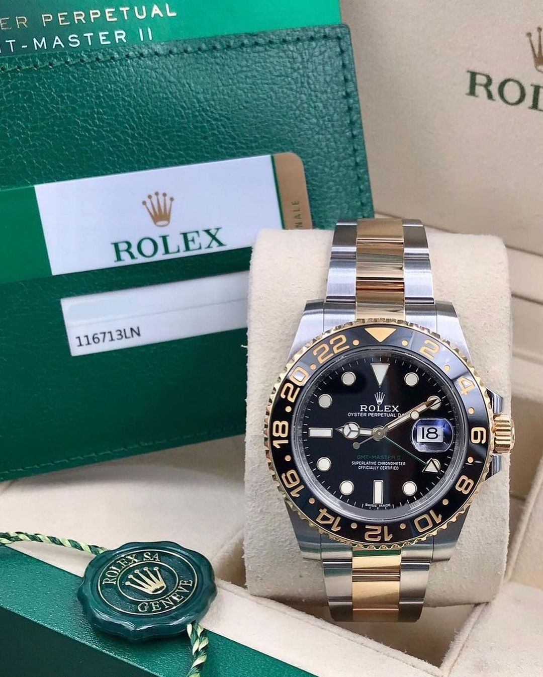 Rolex GMT-Master II Bicolore Nero/Oro | Replica Luxury GMT