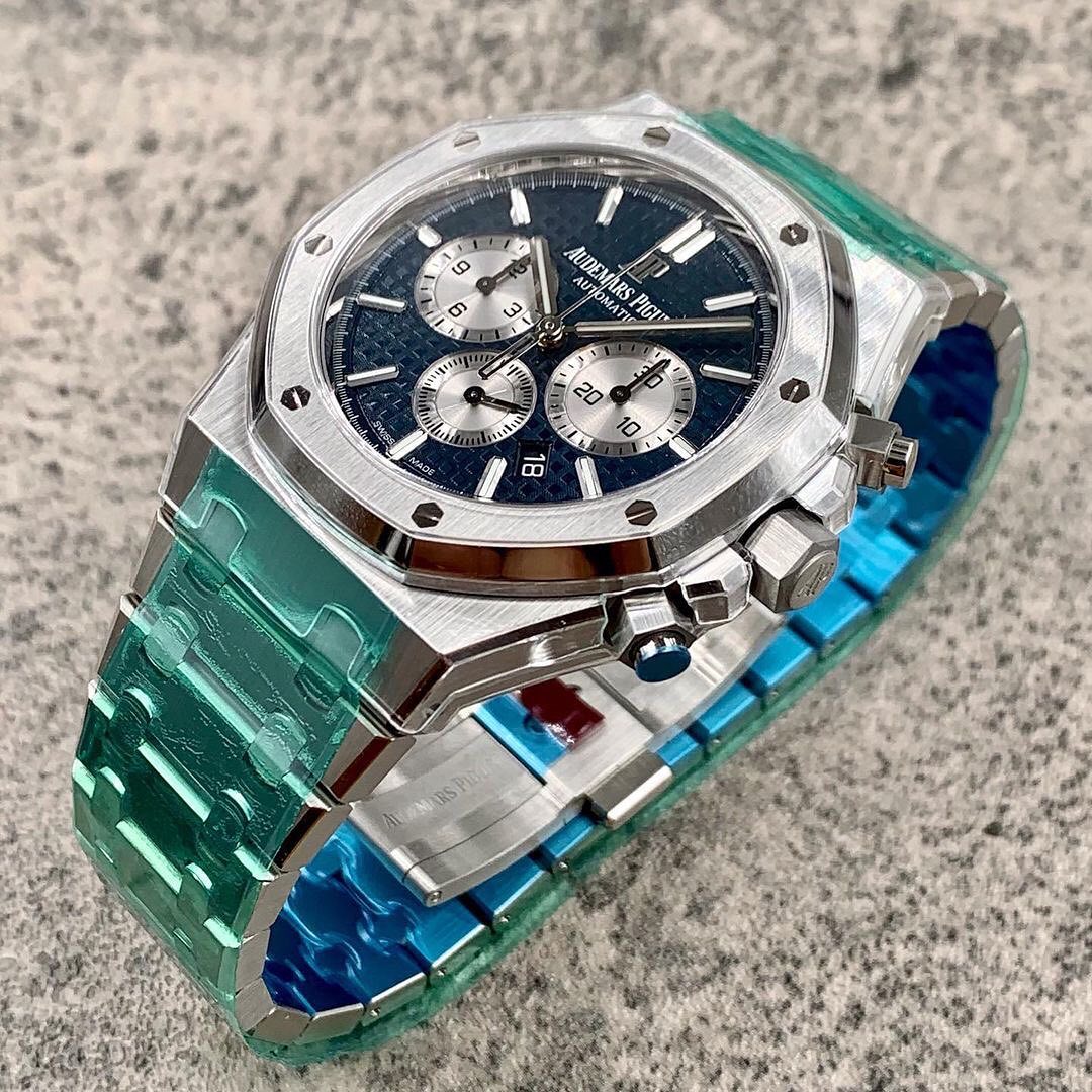 Audemars Piguet Royal Oak Chronograph Replica Quadrante Blu – Acciaio 41mm