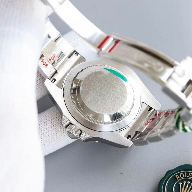 Rolex GMT-Master II Full Iced Baguette – Quadrante Nero | Replica