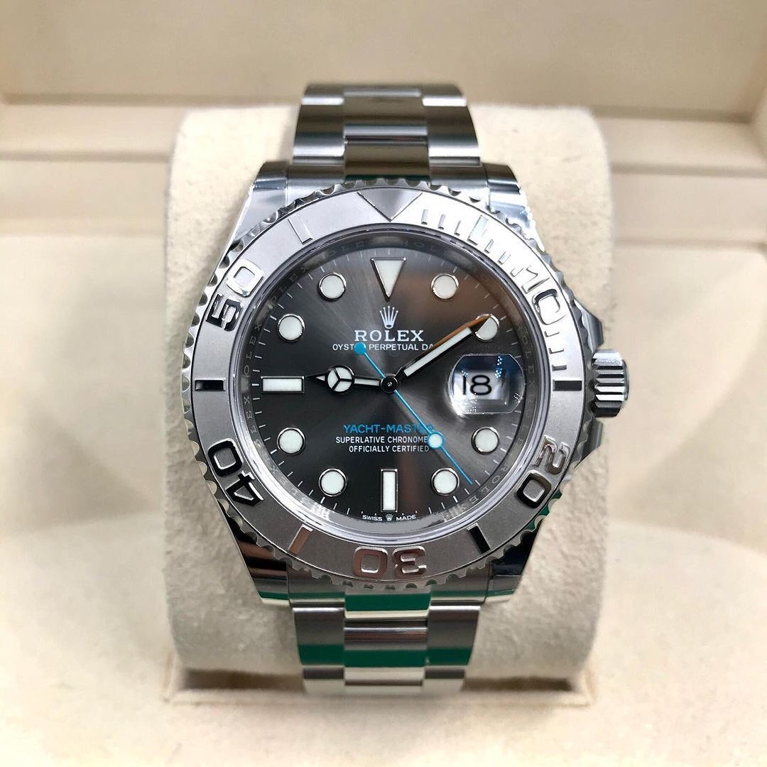Rolex Yacht-Master Replica – Quadrante Grigio Rhodium Acciaio