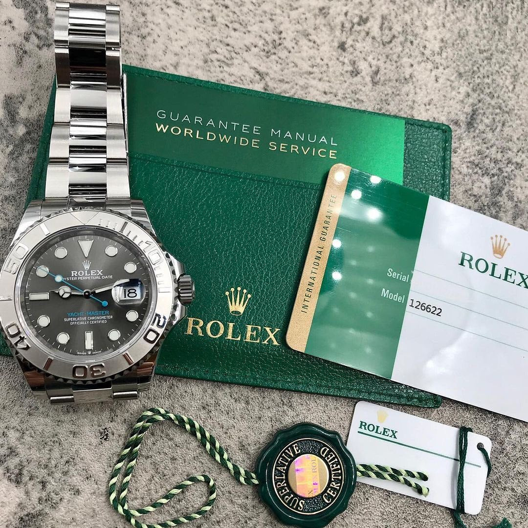 Rolex Yacht-Master Replica – Quadrante Grigio Rhodium Acciaio