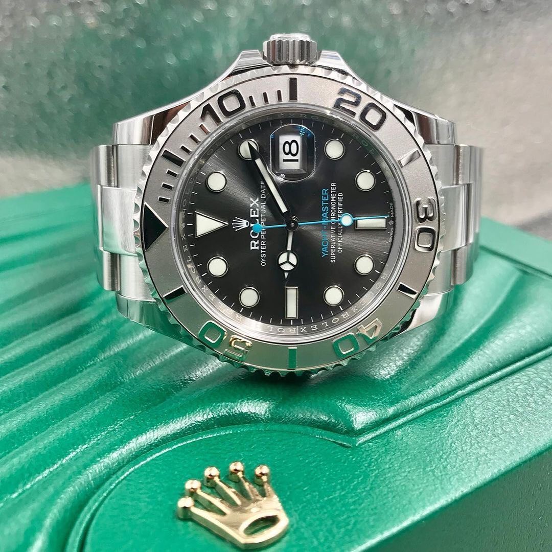 Rolex Yacht-Master Replica – Quadrante Grigio Rhodium Acciaio