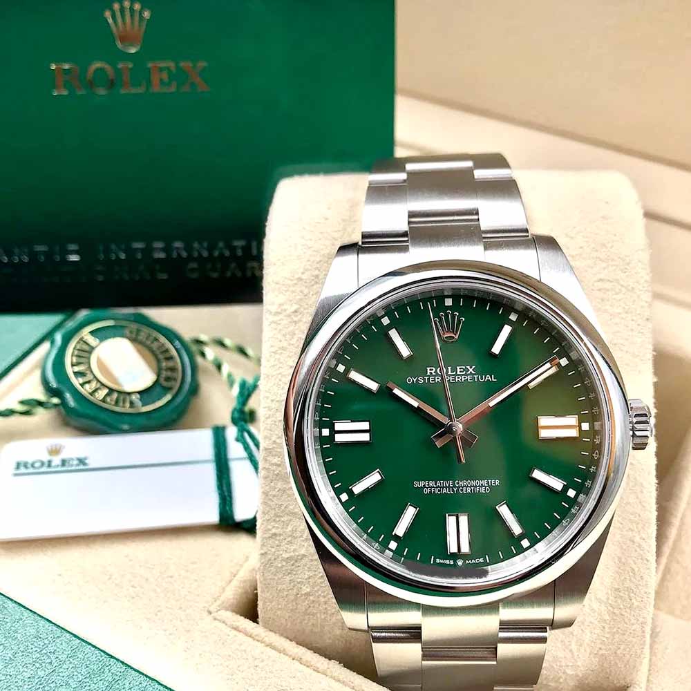 Rolex Oyster Perpetual 41 – Quadrante Verde – Replica