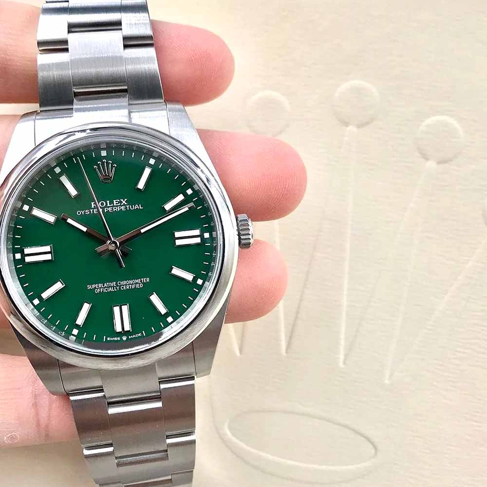 Rolex Oyster Perpetual 41 – Quadrante Verde – Replica