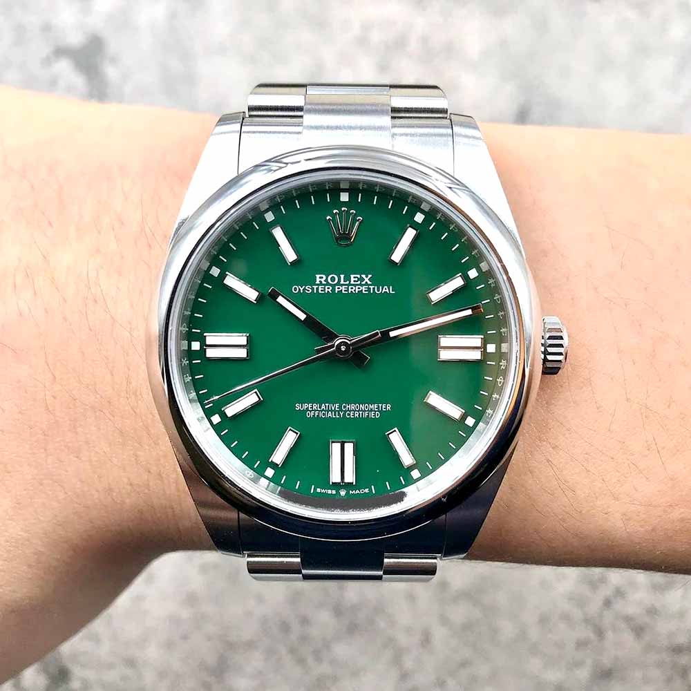Rolex Oyster Perpetual 41 – Quadrante Verde – Replica