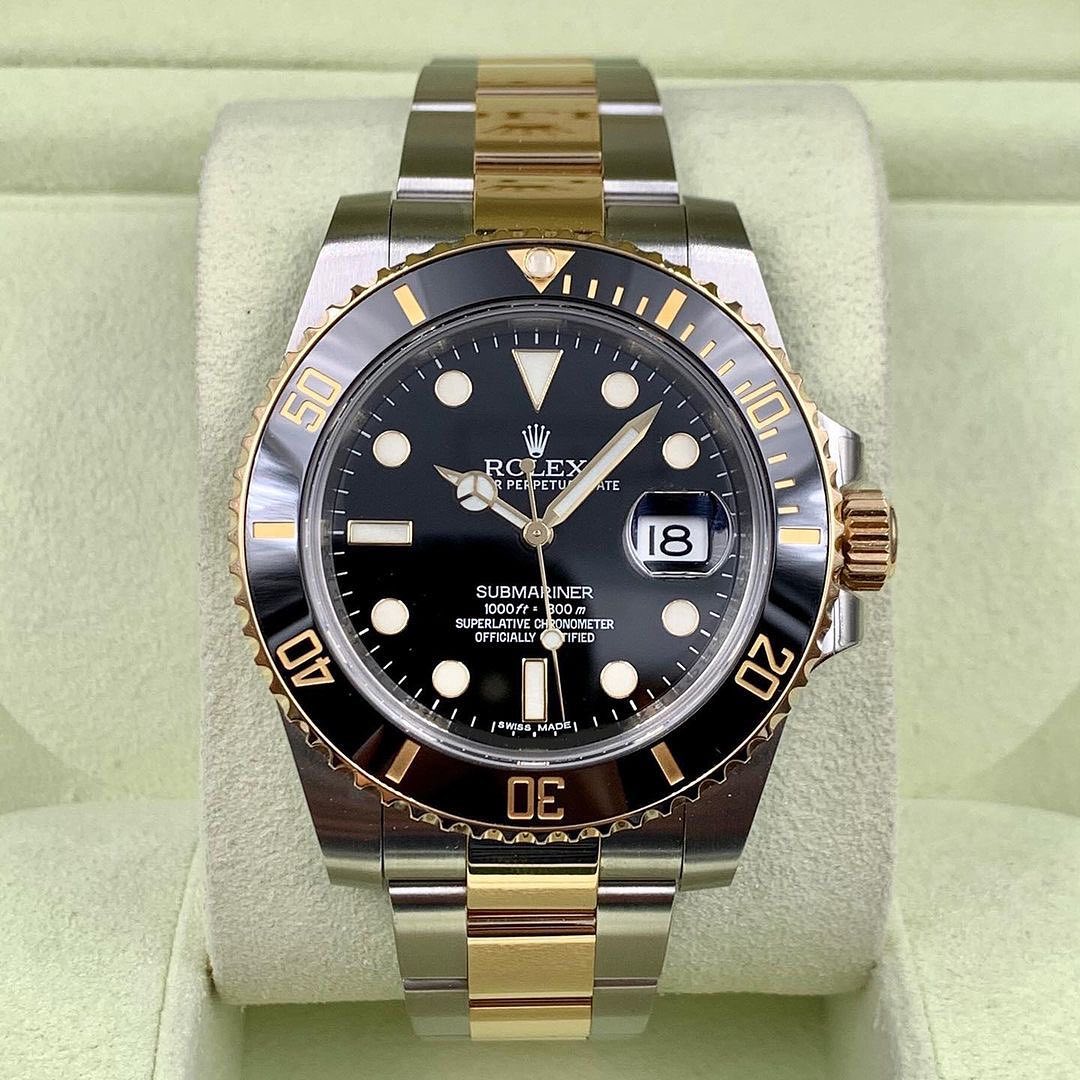 Submariner Date Automatico Bicolore Acciaio Oro Quadrante Nero – Rolex