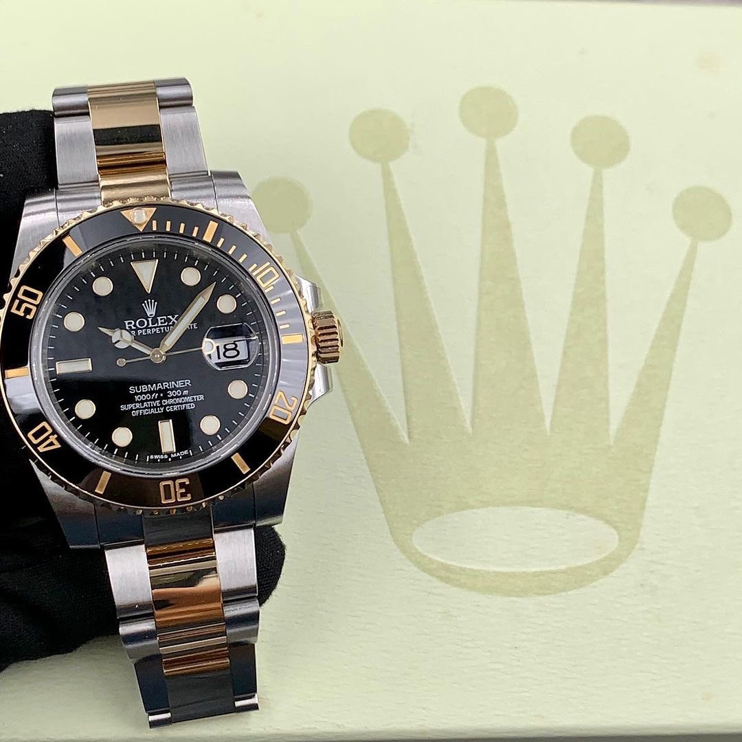Submariner Date Automatico Bicolore Acciaio Oro Quadrante Nero – Rolex