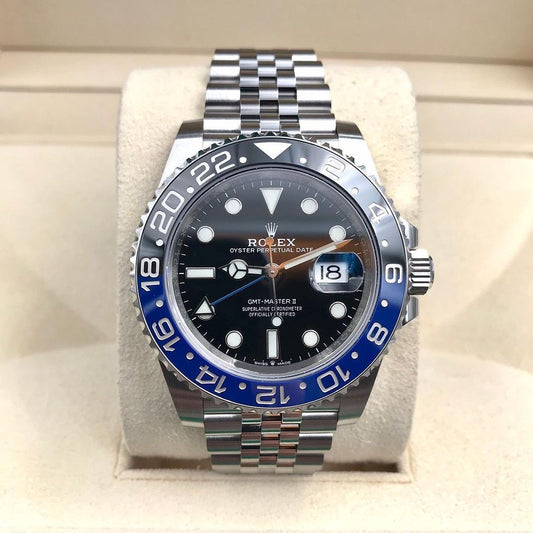 Rolex GMT-Master II “Batman” Jubilee Acciaio – Lunetta Nero/Blu | Replica