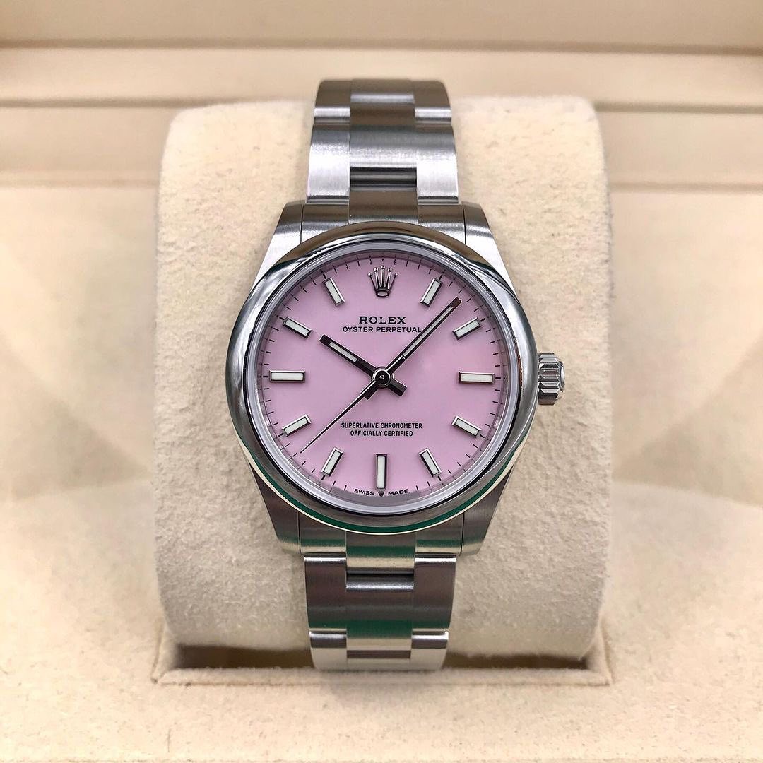 Oyster Perpetual 31MM Automatico Acciaio Quadrante Rosa – Rolex