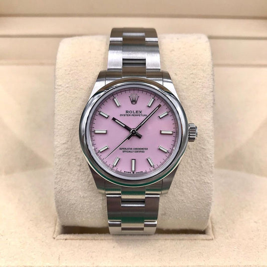 Oyster Perpetual 31MM Automatico Acciaio Quadrante Rosa – Rolex