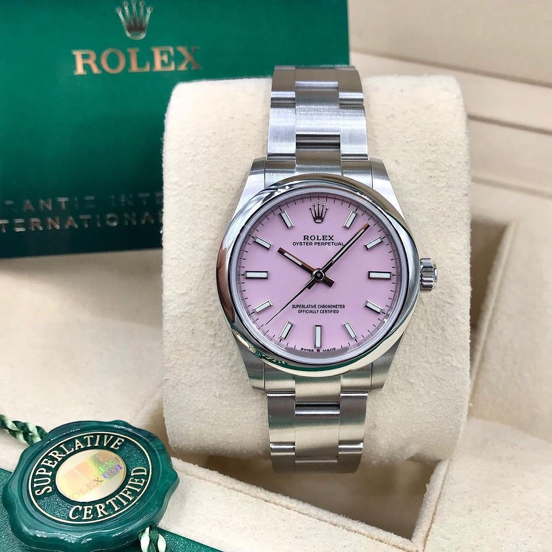 Oyster Perpetual 31MM Automatico Acciaio Quadrante Rosa – Rolex