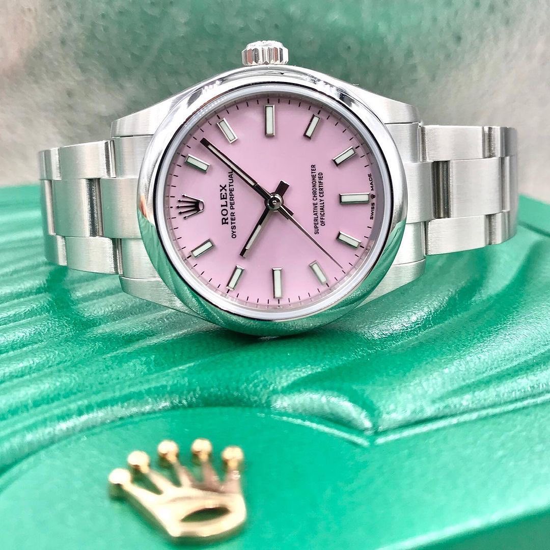 Oyster Perpetual 31MM Automatico Acciaio Quadrante Rosa – Rolex
