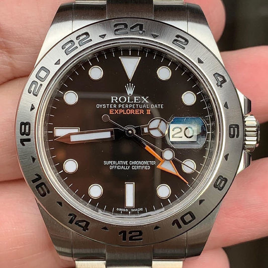 Rolex Explorer II Nero – Lancetta Arancione | Replica