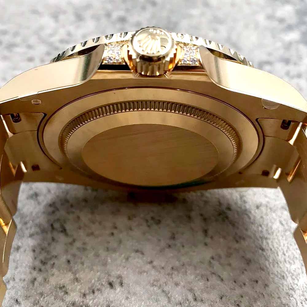 Rolex GMT-Master II Gold Diamond – Lunetta Baguette – Replica