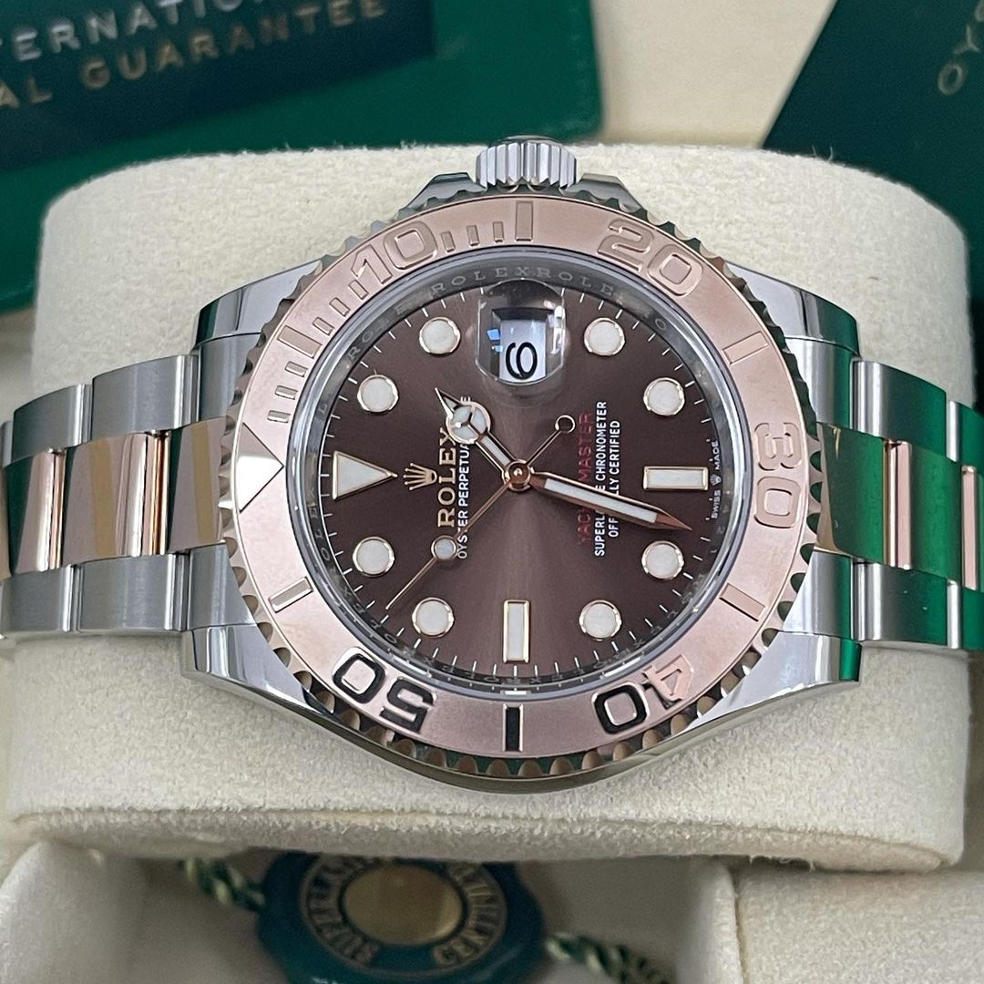 Yacht-Master Automatico Bicolore Acciaio Oro Rosa Quadrante Scuro – Rolex