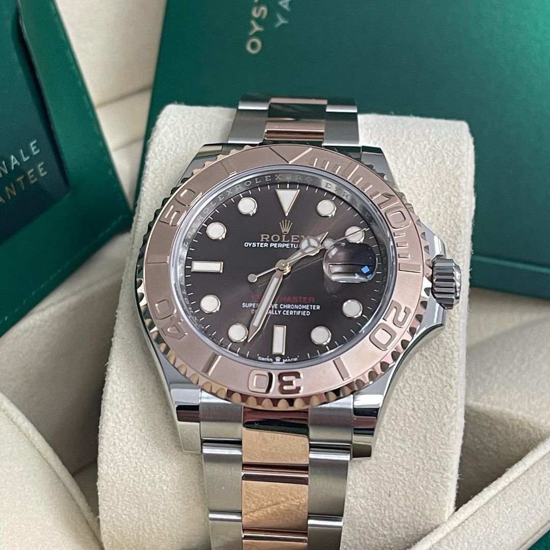 Yacht-Master Automatico Bicolore Acciaio Oro Rosa Quadrante Scuro – Rolex