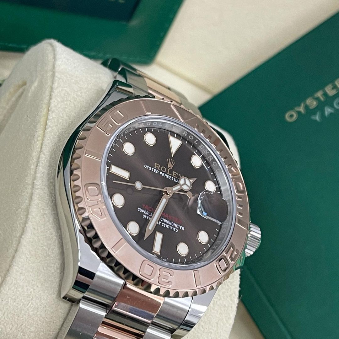 Yacht-Master Automatico Bicolore Acciaio Oro Rosa Quadrante Scuro – Rolex