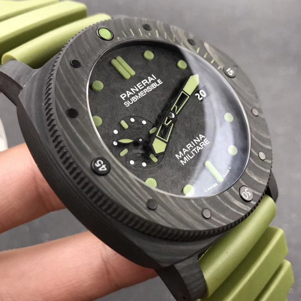Panerai Submersible Marina Militare Replica – Cassa Nera Carbonio