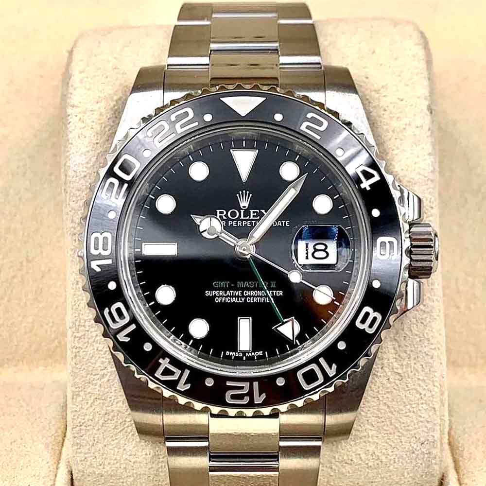 Rolex GMT-Master II Black Bezel – Oyster – Replica