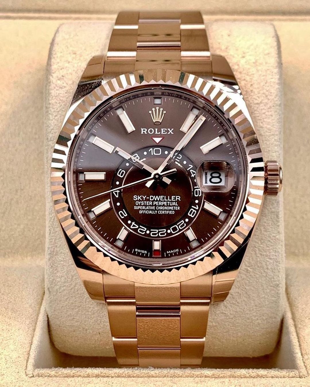 Rolex Sky-Dweller Oyster Perpetual Automatico Acciaio e Oro Rosa