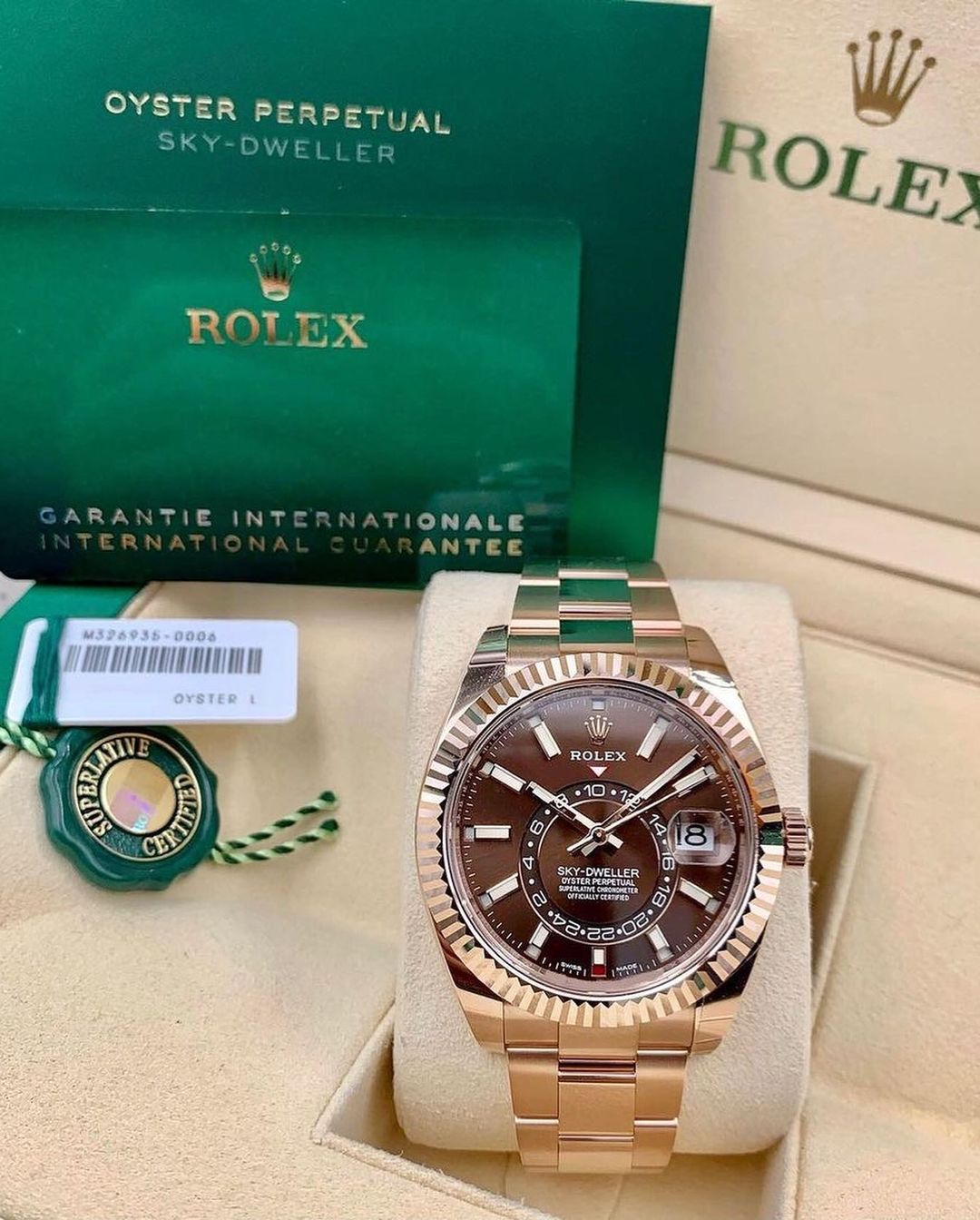 Rolex Sky-Dweller Oyster Perpetual Automatico Acciaio e Oro Rosa