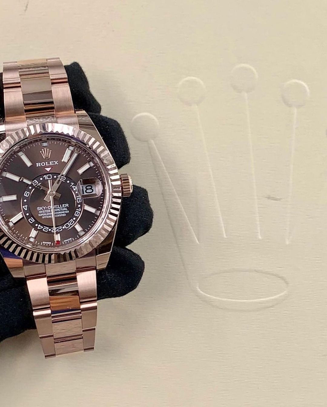 Rolex Sky-Dweller Oyster Perpetual Automatico Acciaio e Oro Rosa
