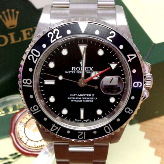 Rolex GMT-Master II Replica – Acciaio con Ghiera Nera
