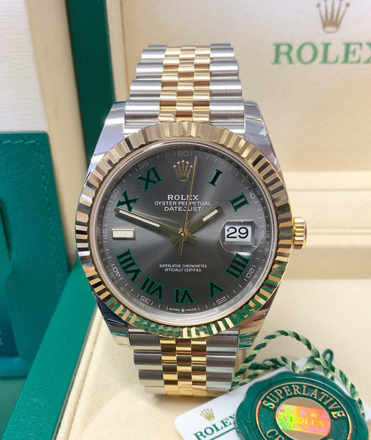 Rolex Datejust 41 Wimbledon Bicolore Jubilee | Replica Luxury