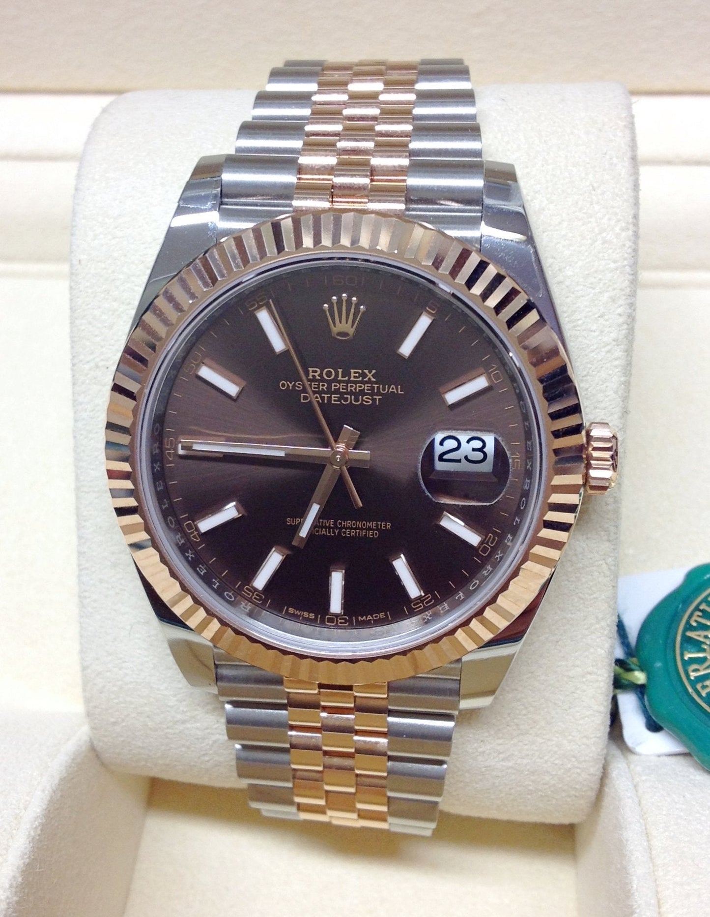 Rolex Datejust 41 Bicolore Chocolate Dial | Replica Luxury