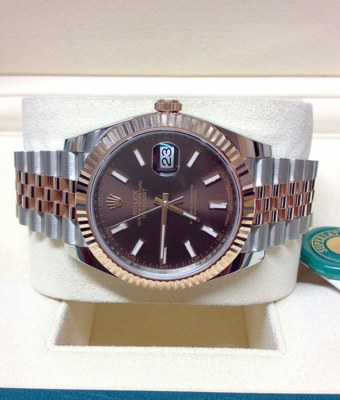 Rolex Datejust 41 Bicolore Chocolate Dial | Replica Luxury