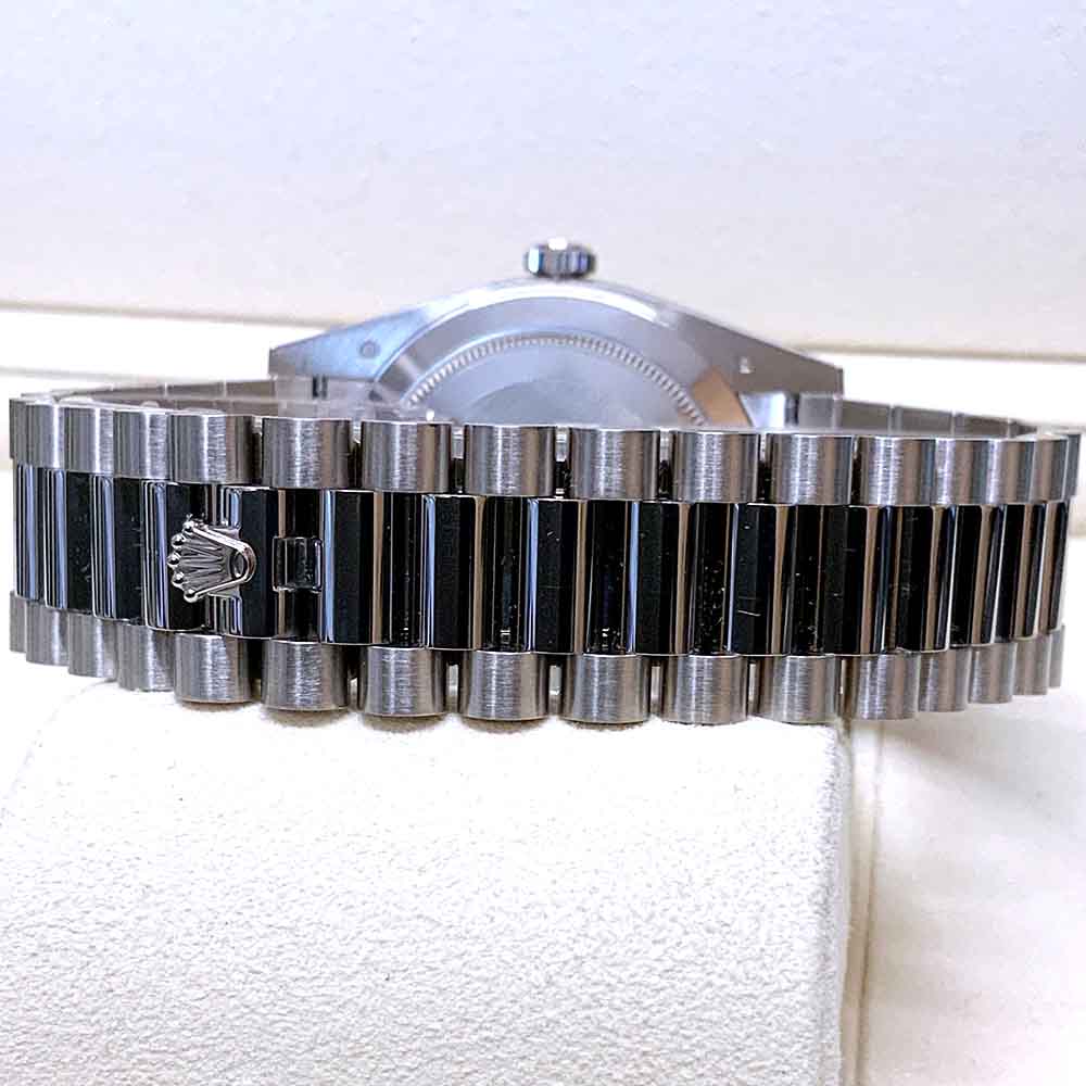 Rolex Day-Date 40 228239 Replica – Oro Bianco Quadrante Bianco