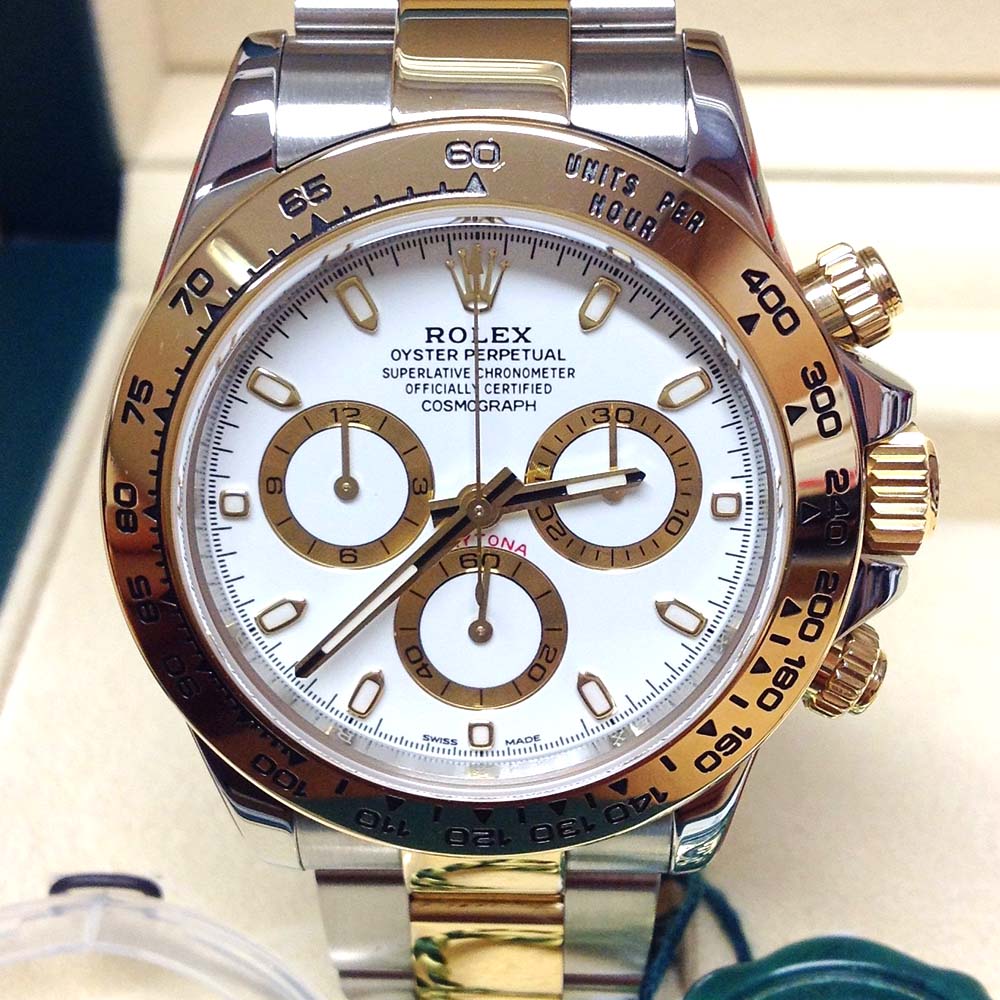 Rolex Daytona 116503 Replica – Acciaio & Oro Quadrante Bianco