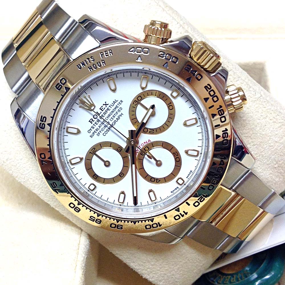 Rolex Daytona 116503 Replica – Acciaio & Oro Quadrante Bianco