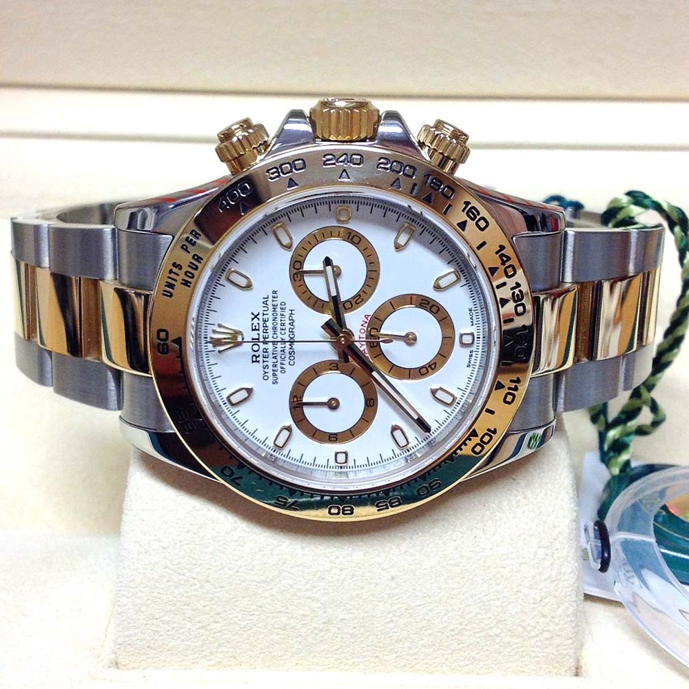 Rolex Daytona 116503 Replica – Acciaio & Oro Quadrante Bianco
