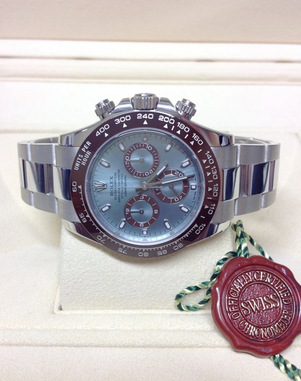 Rolex Daytona Ice Blue Platino | Replica Luxury Chronograph