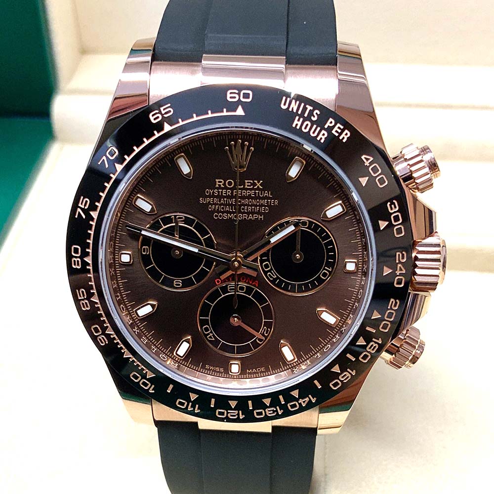 Rolex Daytona 116515LN Replica – Oro Rosa & Oysterflex