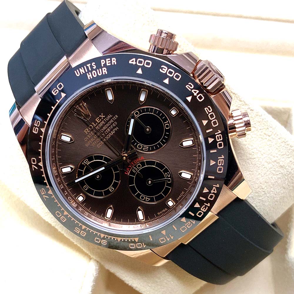 Rolex Daytona 116515LN Replica – Oro Rosa & Oysterflex