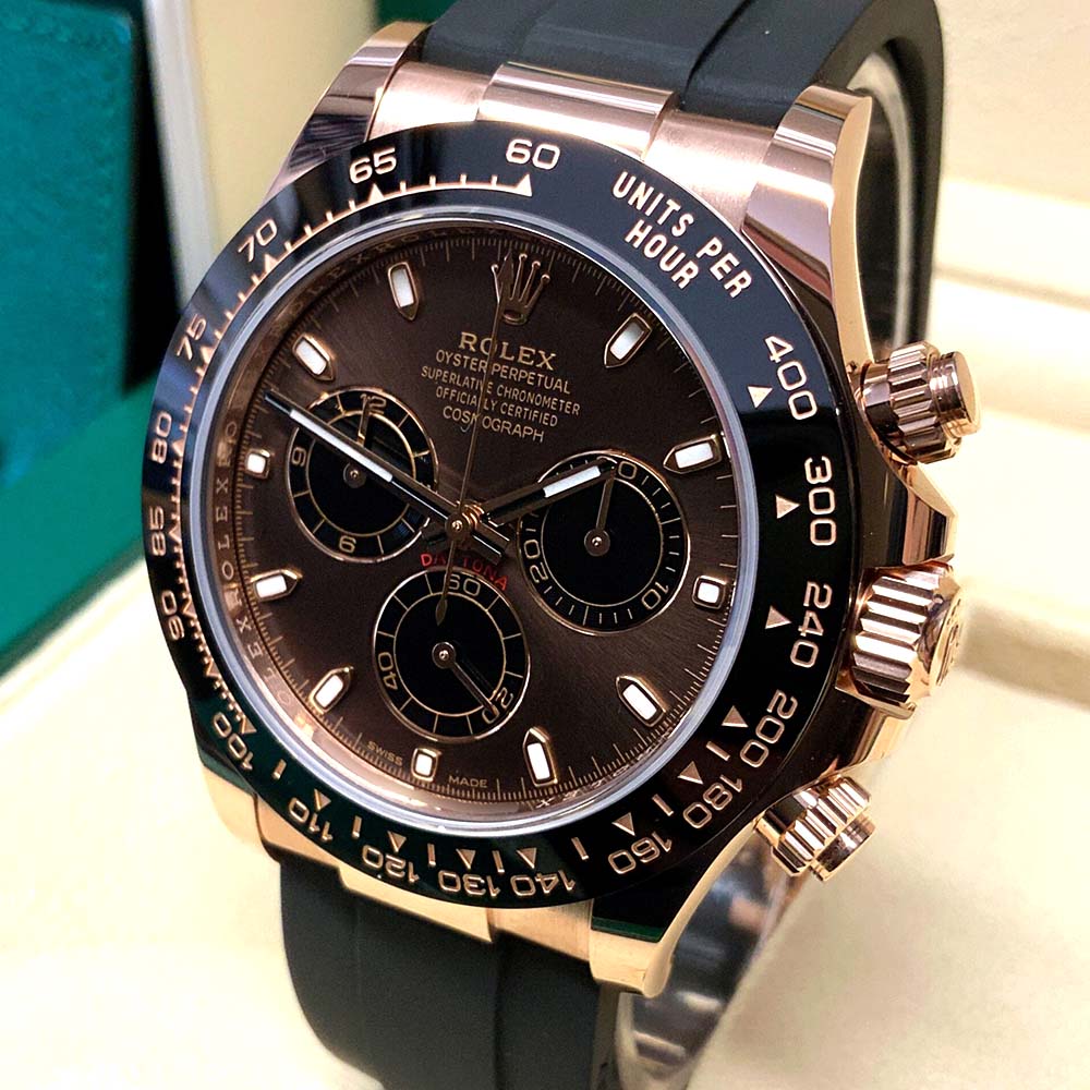 Rolex Daytona 116515LN Replica – Oro Rosa & Oysterflex