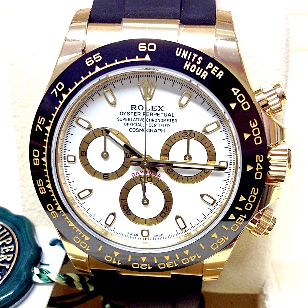 Rolex Daytona Oysterflex Oro Giallo White Dial – Replica