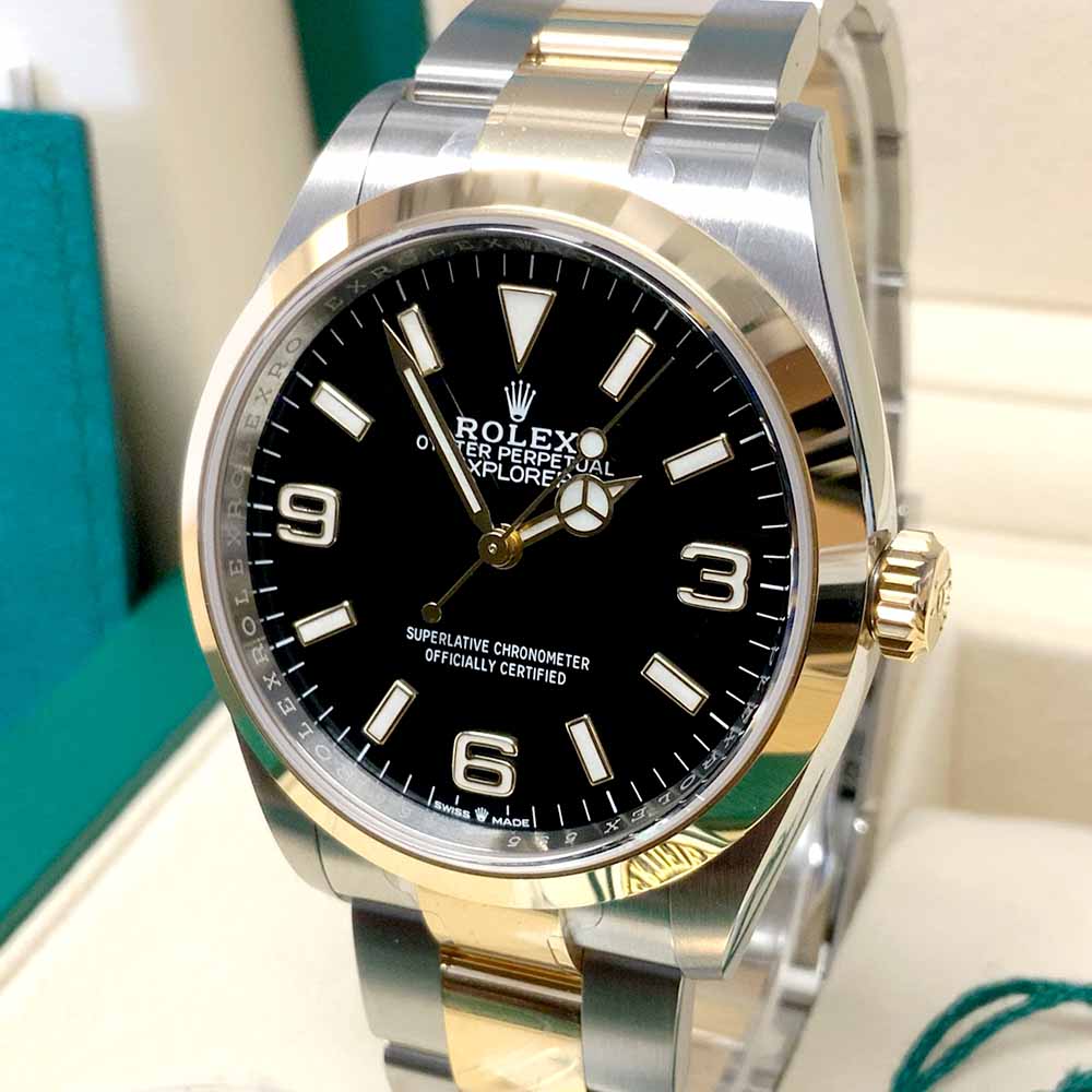 Rolex Explorer I 124273 Replica – Acciaio e Oro 36mm