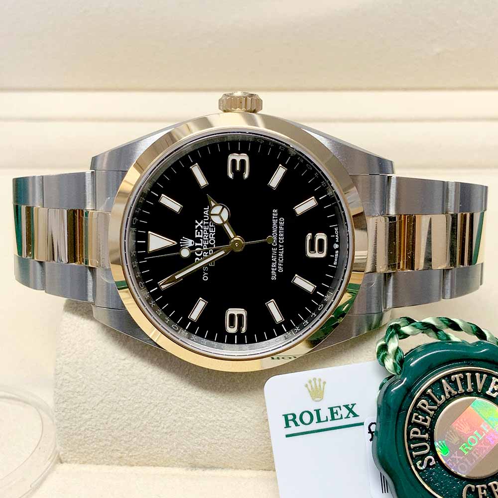 Rolex Explorer I 124273 Replica – Acciaio e Oro 36mm